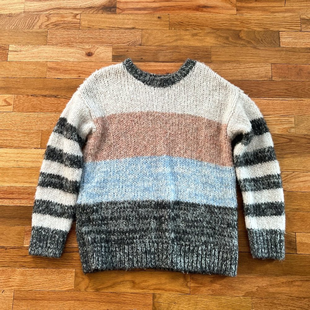 American Eagle Color Block Sweater, Size M